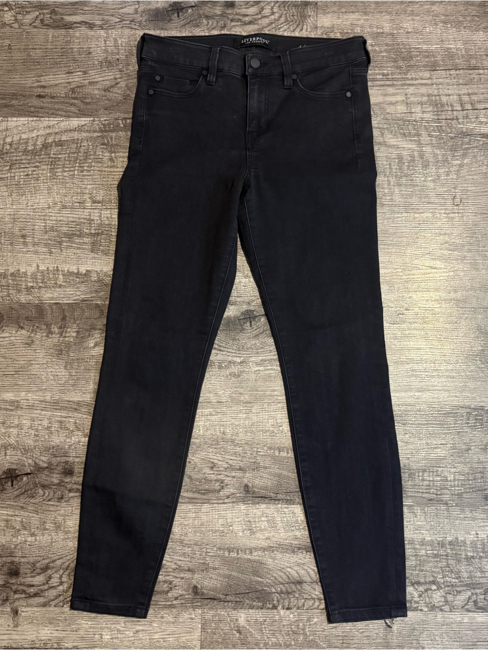 Liverpool Jeans Women’s 4/27 Black Ankle Skinny